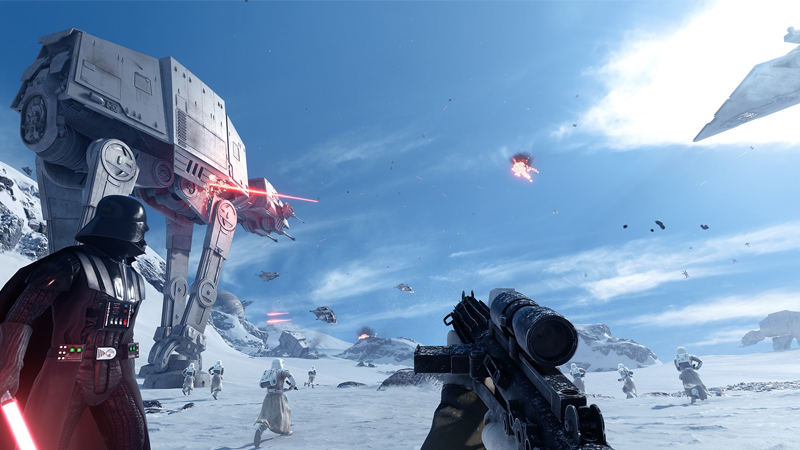 Illustration for article titled The Exact Moment Star Wars: Battlefront Made Me Feel Like I Was Inside the Movies